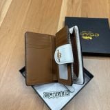Ví Nữ Coach Medium Corner Zip Wallet Sand Chalk  Signature Canvas - CW786 IMXDM  - 1156