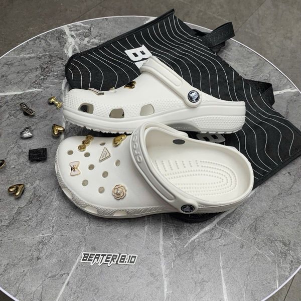 Dép Sandal Clog Unisex Crocs Classic White - 1116