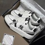 1024 - Giày MLB Chunky Liner Denim Pocket New York Yankees Black - 3ASXD015N