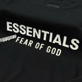 1028 - Áo Sweater Fear of God Essentials Fleece 'Black' Crewneck - 192HO246260F