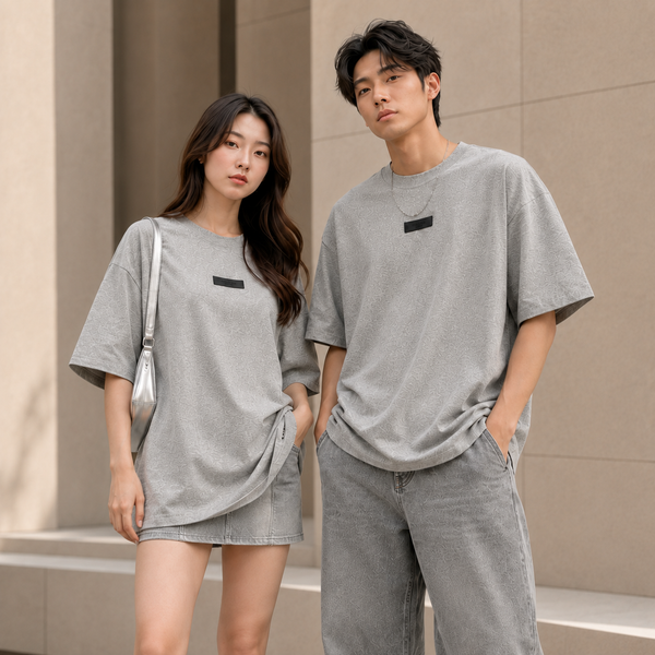 Áo Fear Of God Essentials 'Dark Heather Oatmeal' SS24 - 125SP244193F - 442