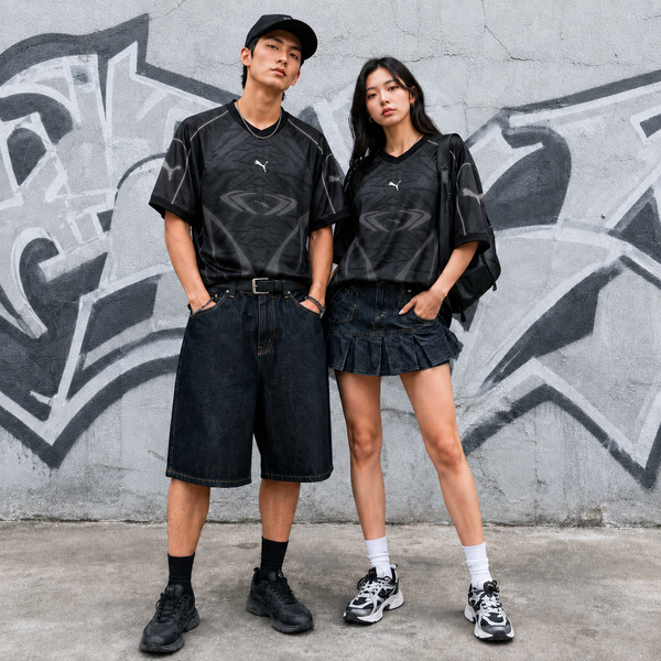 Áo Thun PUMATECH All-Over Print Relaxed Football Jersey  - 632110-01 - 1408