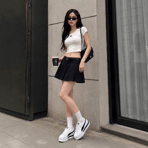Giày Puma Mayze White Black - 381983-01- 1367