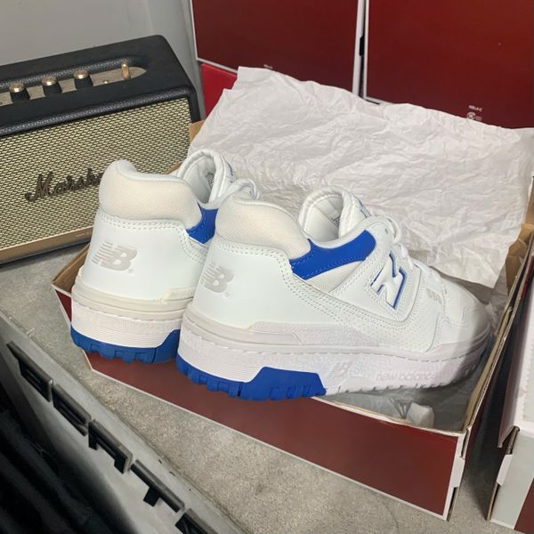 194 - Giày New Balance 550 White Blue - BB550SWC