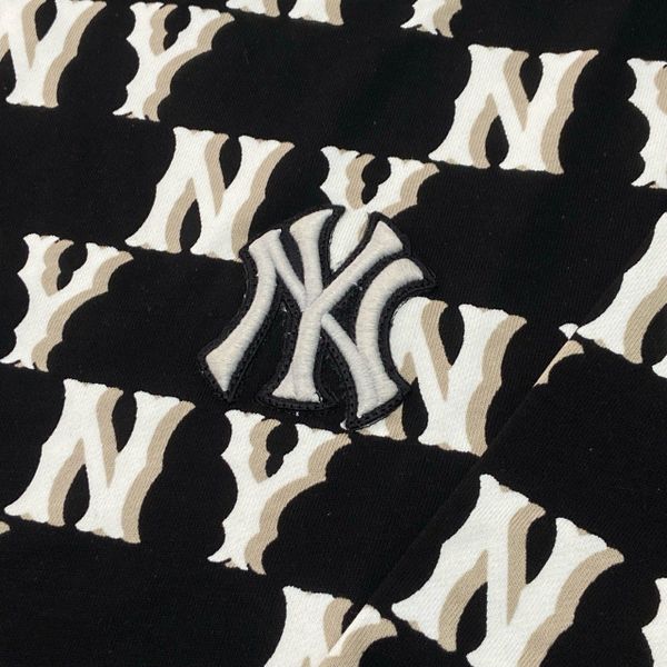 300 - Áo MLB Sweater Monogram NY Logo Overfit New York Yankees - 3AMTM0231