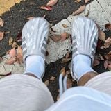 877 - Dép Sục Adidas Superstar Adifom Mule Grey - JI3154