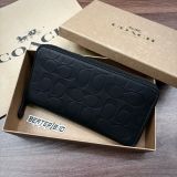 972 - Ví Coach Accordion Zip Wallet In Signature Leather - CE551869