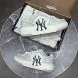 697 - Giày MLB Chunky Liner Denim Classic Mono New York Yankees Xám - 3ASXCLD4N-50GRS