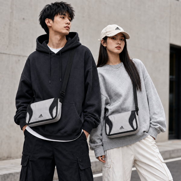 Túi Đeo Chéo Adidas Messenger  Grey Two - KE0759 - 1436