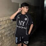 905 - Áo Jersey New Era New York Yankees Black Line - 12354878