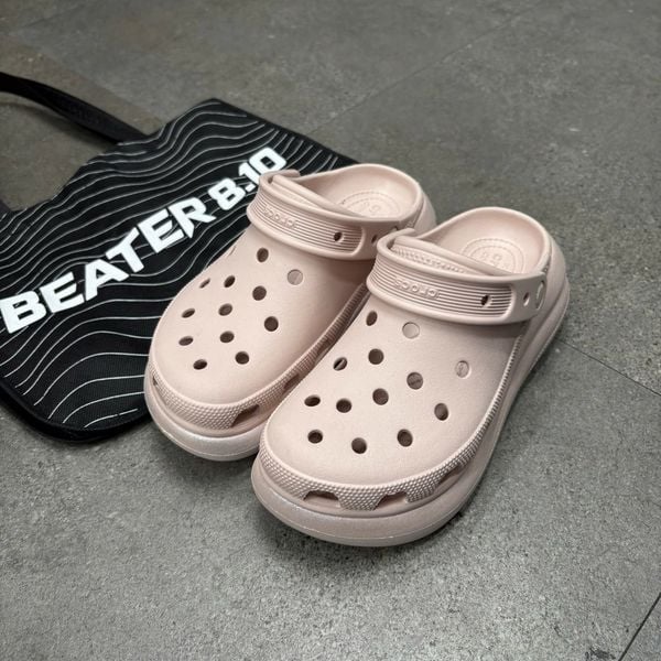 491 - Giày Clog Unisex Crocs Crush Classic Pink - 207521-6UR
