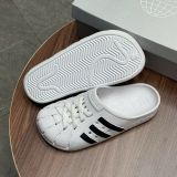 390 - Dép Sục Adidas Adilette Clogs White Black - FY8970