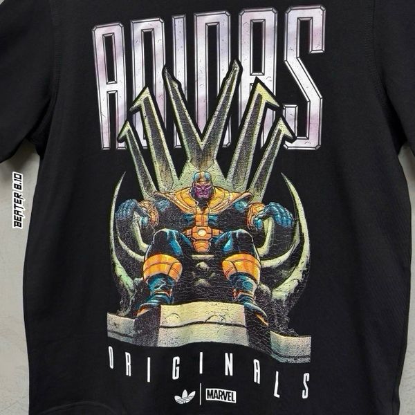 Áo Thun Adidas Black Marvel Thanos - KS3190 - 1106