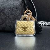 966 - Móc Khóa Mạ Vàng - Gold Keychain Bag Luxury