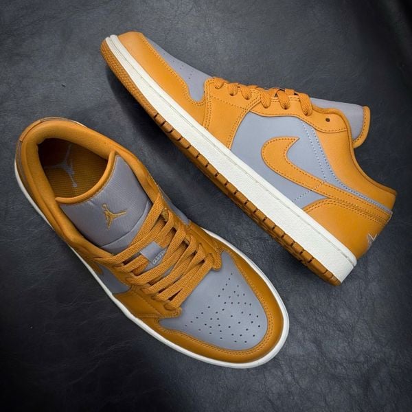 87 - Giày Air Jordan 1 Low Curry Grey - DC0774-020