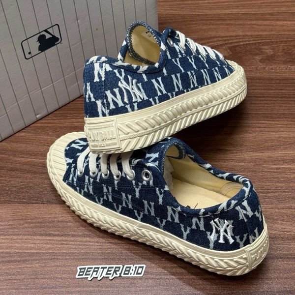 216 - Giày MLB Playball Denim Yankees New York - 32SHPM011