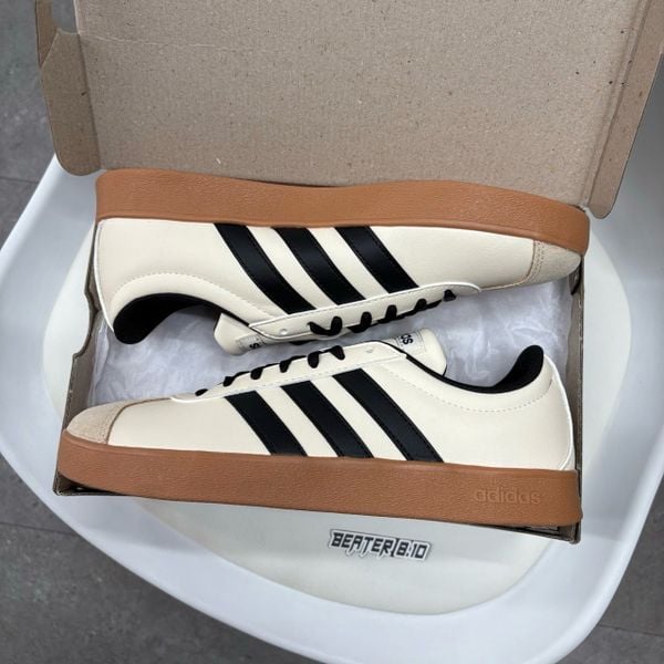 Giày Thể Thao Adidas VL Court Base Crystal Sand - JR6912 -1202