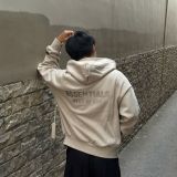 Áo Hoodie Fit Fleece Zip Up Fear of God Essentials Classic 'Timber' 2025 - 192SP254781F - 1027