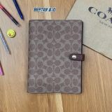 931 - Sổ tay Coach Notebook In Signature Canvas 