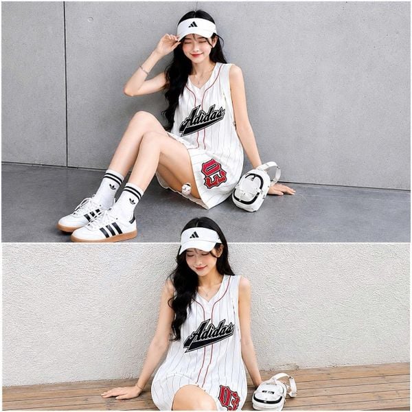 Áo Đầm Váy Adidas Originals BB White - KC6279 - 1194