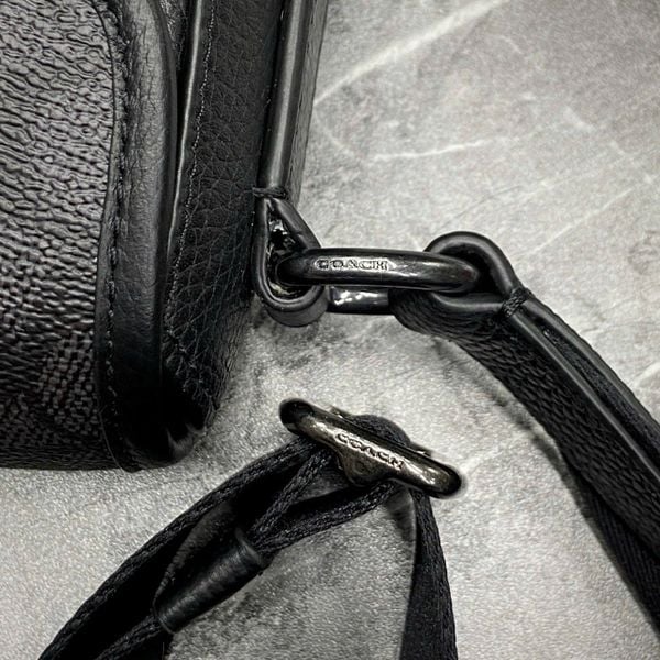 955 - Túi Coach Sullivan Flap Crossbody Bag ‘Black’ - CZ396-QBMI5