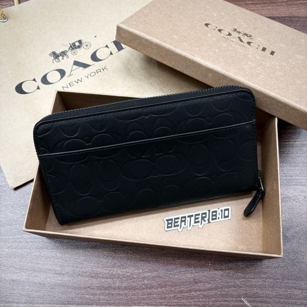 972 - Ví Coach Accordion Zip Wallet In Signature Leather - CE551869