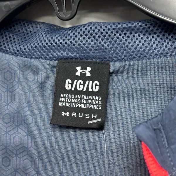 Áo Hoodie Under Armour Rush Woven 1/2 Zip Anorak Jacket 'Red Grey' - 1377183-044 - 1277