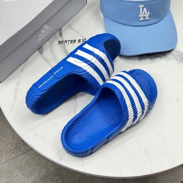 329 - Dép Quai Ngang Adidas Adilette 22 'Blue' - IF3667