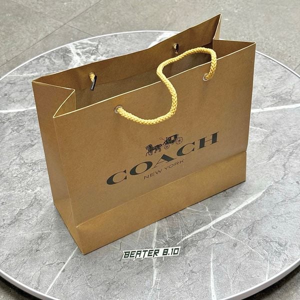 857 - Túi Giấy Coach Quà Tặng Đựng Túi Ví Nhỏ Gọn, Sang Trọng, Lịch Sự