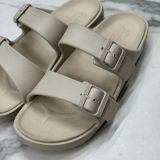 671 - Dép Sandal Skechers Birkenstock Foamies 2.0 màu Beige - 111590-WHT