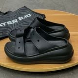 570 - Dép Sandal Clog Unisex Crocs Classic Crush màu đen - 207670-001