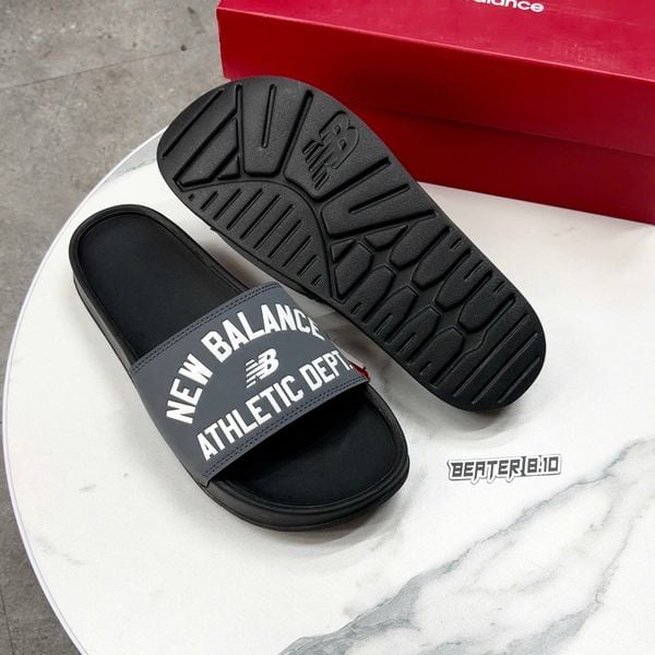 742 - Dép Quai Ngang New Balance 200 Grey Black - SMF200J3