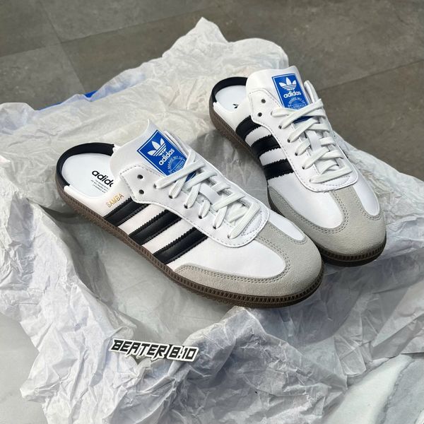 Giày Adidas Mule Samba OG White Gum - LB3814 - 1489