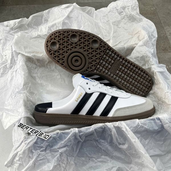 Giày Adidas Mule Samba OG White Gum - LB3814 - 1489