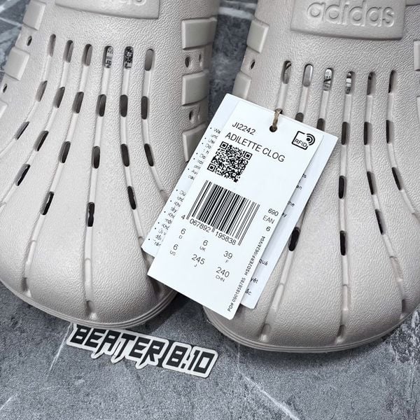 Dép Sục Adidas Adilette Clogs Cream - JI2242 - 803
