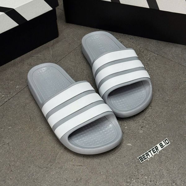 936 - Dép Adidas Adilette Flow Grey White