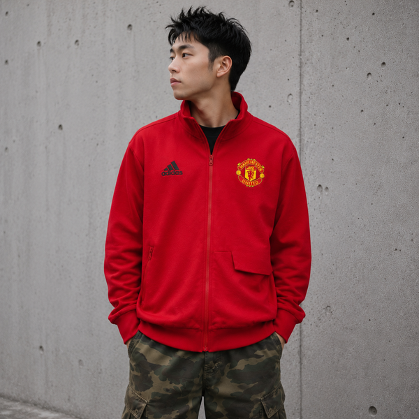 Áo Khoác Adidas-Manchester United Anthem Real Red - IA8564 - 1457