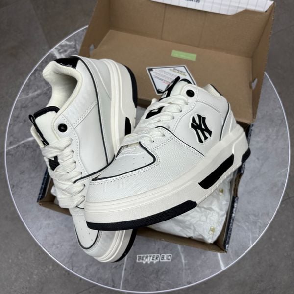 708 - Giày MLB Chunky Liner Basic SL New York Yankees White - 3ASXCBS4N-50WHS