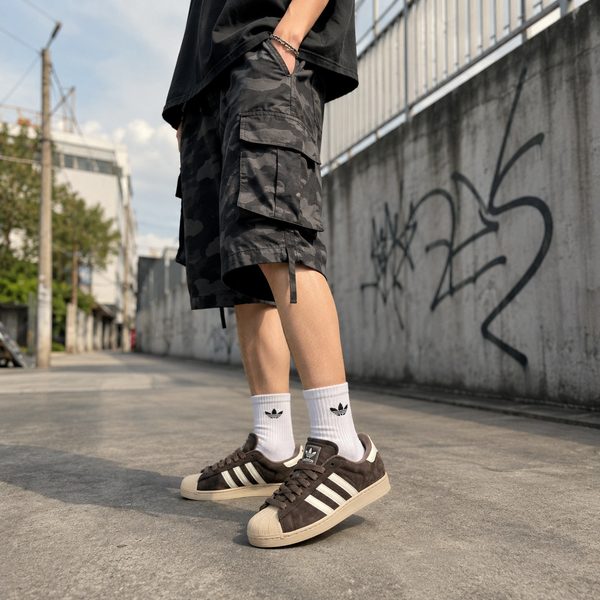 Giày Adidas Originals Nam Superstar II 'Aurora Coffee' - IH9314 - 1441