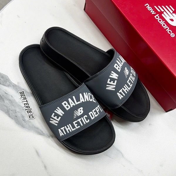 742 - Dép Quai Ngang New Balance 200 Grey Black - SMF200J3