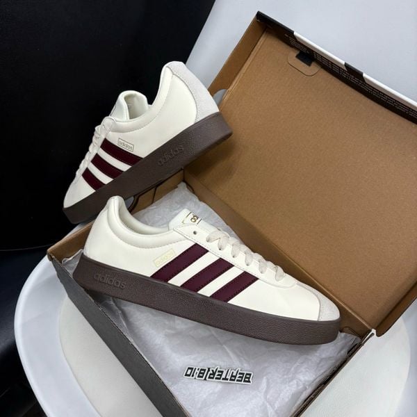 Giày Thể Thao Adidas VL Court Classic Shadow Red - JH5062 - 1058