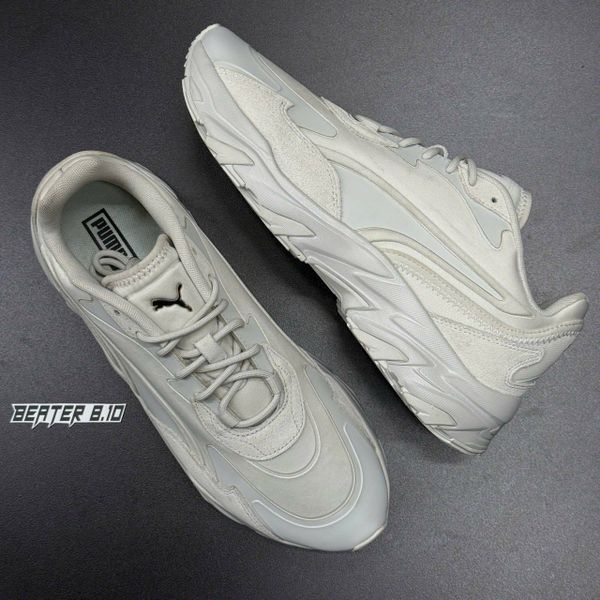 427 - Giày thể thao Puma Unisex Injector Mono White Grey - 393046-01