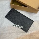 900 - Ví Coach 931 Breast Pocket In Signature Canvas Retail Màu Đen - B2580 931