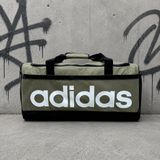 Túi Adidas Duffel Linear Essentials Olive Strata Cỡ Vừa - HR5350 - 1375