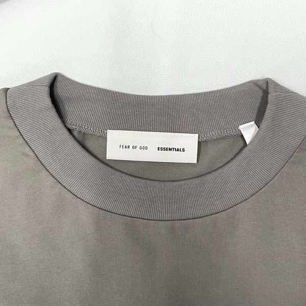 Áo Fear of God Essentials Campus 90's Short Sleeve Tee Smoke Gray - 125SU225021FW - 1313