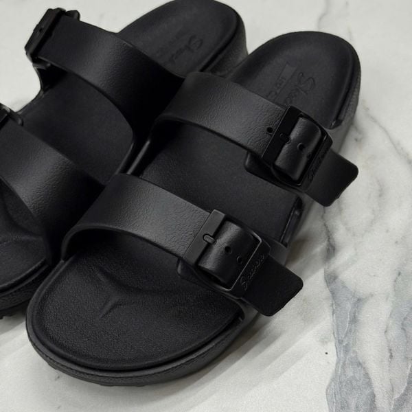670 - Dép Sandal Skechers Birkenstock Foamies 2.0 màu Đen - 111590-BBK