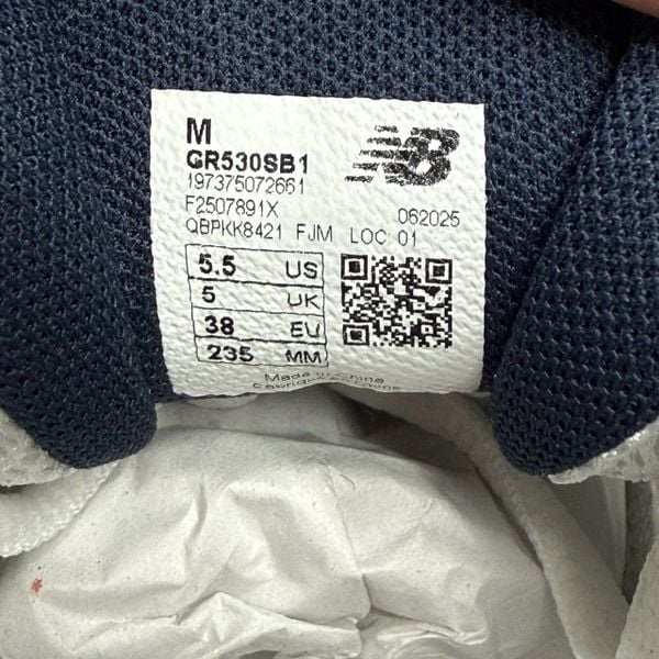 892 - Giày thể thao New Balance 530 Silver White Navy - GR530SB1