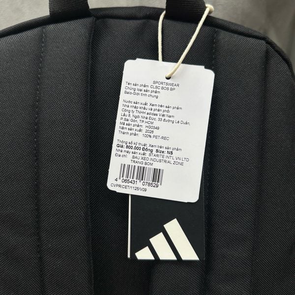 Balo Adidas Badge Of Sport Classic Black - HG0349 - 1369
