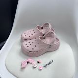 Giày Clog Nữ Crocs Baya Platform 