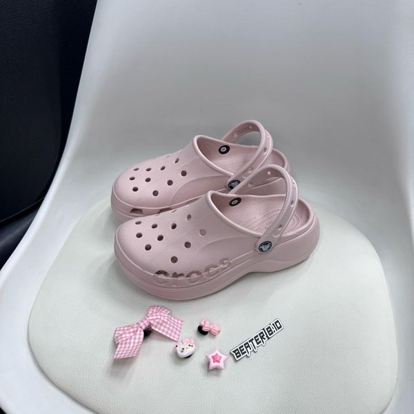 Giày Clog Nữ Crocs Baya Platform 